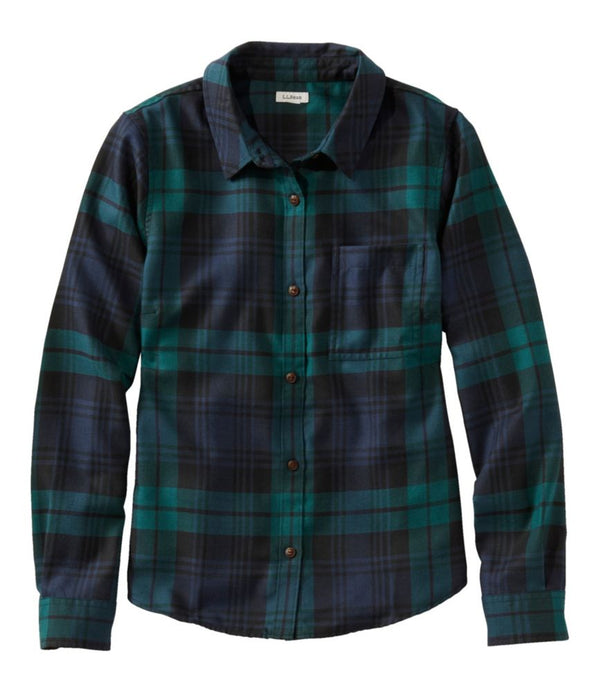 Women's Feather-Soft Twill Shirt, Long-Sleeve