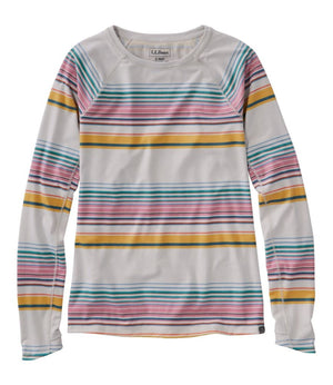 Women's Everyday SunSmart® Tee, Crewneck Long-Sleeve Stripe