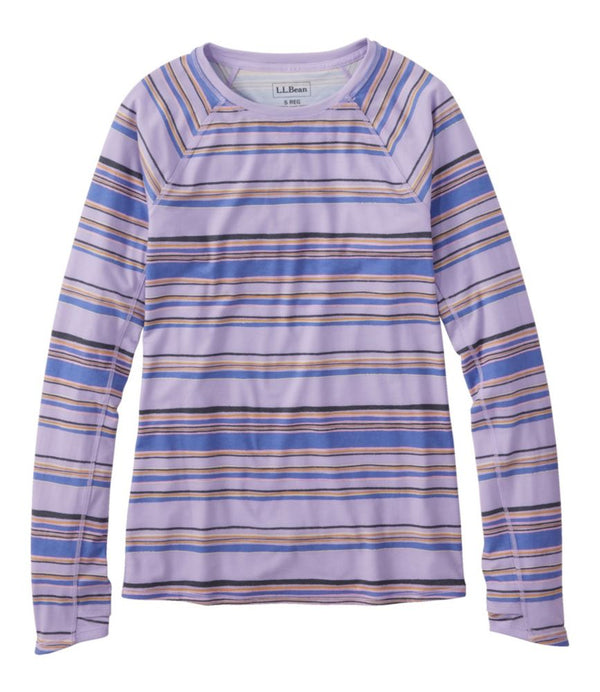 Women's Everyday SunSmart® Tee, Crewneck Long-Sleeve Stripe