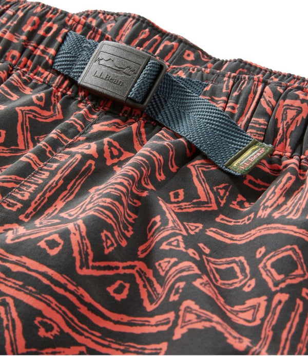 Men's Classic Supplex Sport Shorts, Belted, Print, 8"