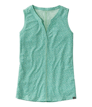 Women's Streamside Tank, Splitneck Print