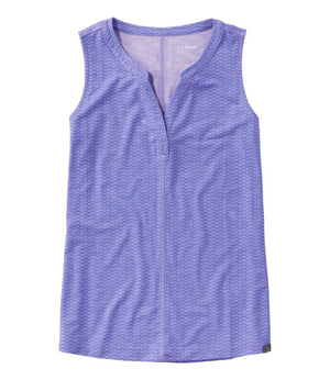 Women's Streamside Tank, Splitneck Print