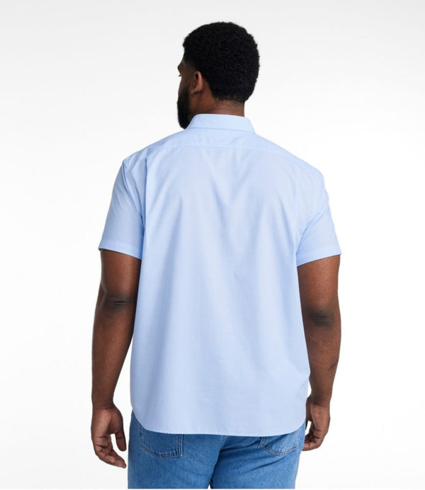 Men's Bean's Wrinkle-Free Everyday Shirt, Traditional Untucked Fit, Short-Sleeve