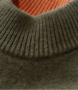 Women's Maine Guide Mock Crew Sweater