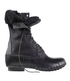 Women's Bean Boots, 10" Shearling-Lined Insulated Side Zip
