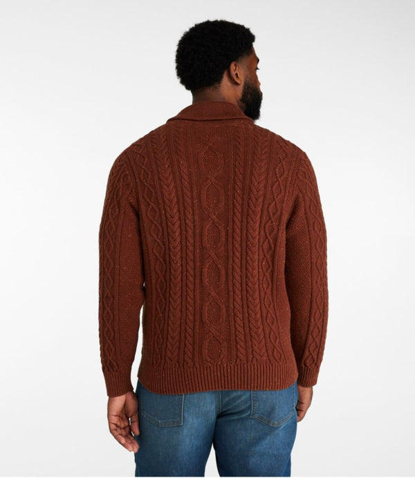 Men's Bean's Heritage Soft Cotton Fisherman Sweater, Full-Zip