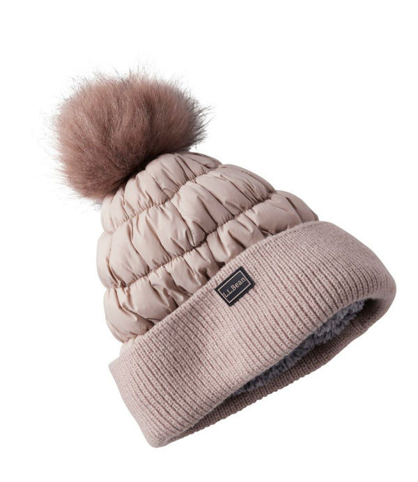 Women's Puffer Pom Hat