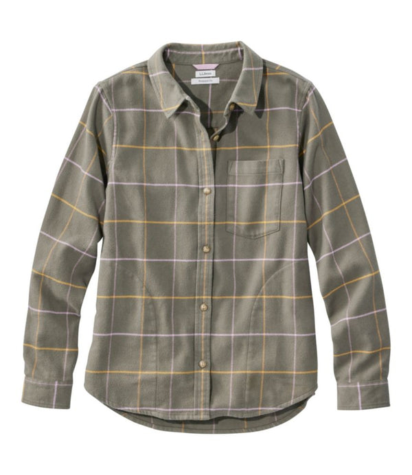 Women's Soft-Brushed Flannel Shirt