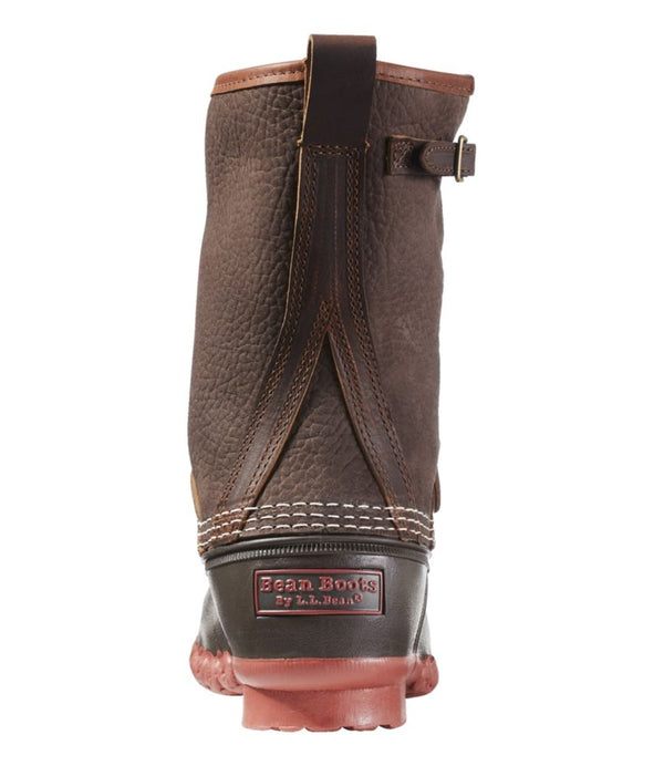 Women's Bean Boots, 10" Engineer Buckle Flannel-Lined