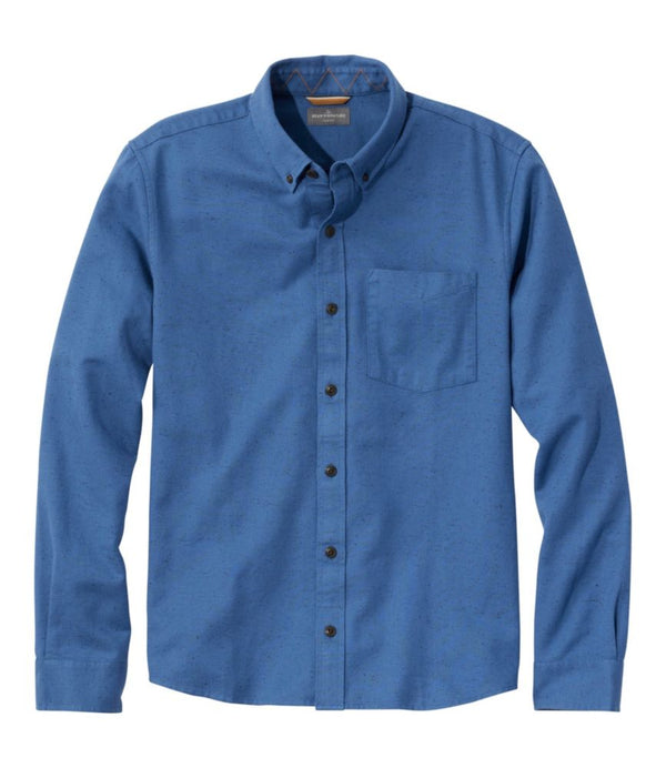 Men's Signature Donegal Woven Shirt, Long-Sleeve