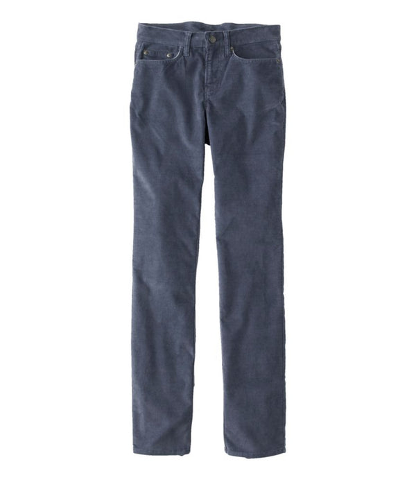 Women's BeanFlex Five-Pocket Corduroy Pants, Mid-Rise Straight-Leg