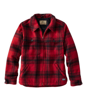 Women's Maine Guide Zip Front Jac-Shirt with Primaloft, Plaid