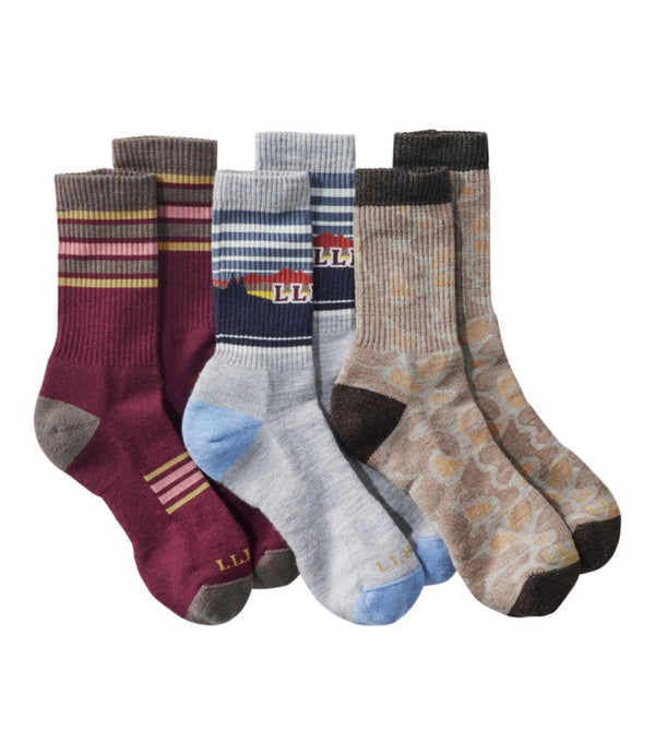 Adults' Katahdin Hiker Socks Gift Set, 3 Pairs