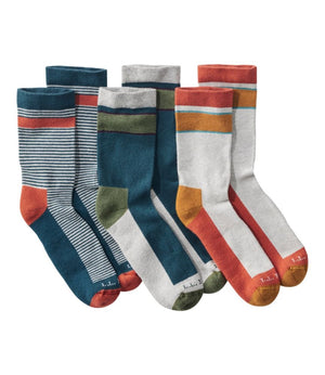 Adults' Wicked Soft Cotton Socks Gift Set, 3 Pairs