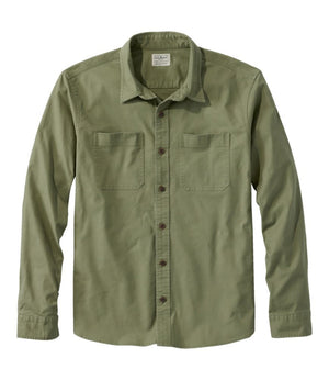 Men's BeanFlex® Twill Shirt, Slightly Fitted Untucked Fit, Long-Sleeve