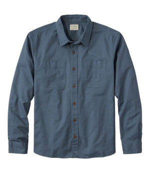 Men's BeanFlex® Twill Shirt, Slightly Fitted Untucked Fit, Long-Sleeve