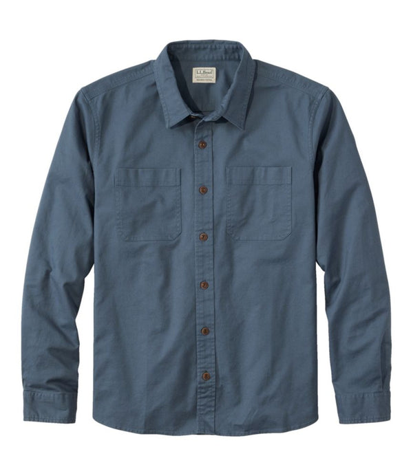 Men's BeanFlex® Twill Shirt, Slightly Fitted Untucked Fit, Long-Sleeve