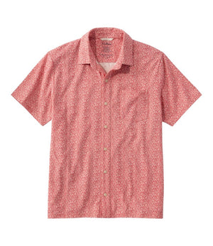 Men's Lakewashed Performance Shirts, Button-Front Shirt, Short-Sleeve, Print