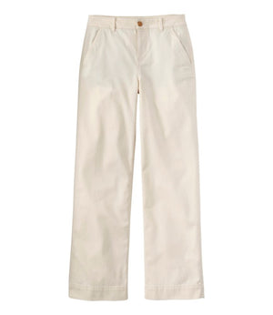 Women's Comfort Stretch Pants, Mid-Rise Wide-Leg Chino