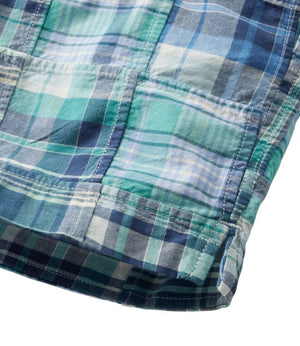 Women's Comfort Stretch Shorts, Patchwork Bermudas 9"