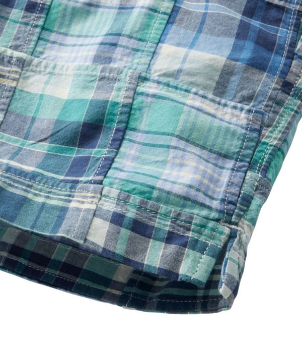 Women's Comfort Stretch Shorts, Patchwork Bermudas 9"