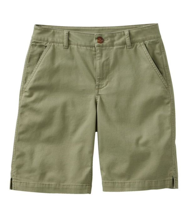 Women's Comfort Stretch Shorts, Chino Bermudas 9"