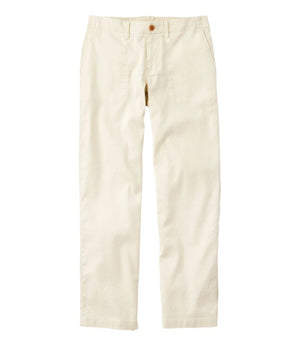 Women's Comfort Stretch Cotton/Linen Pants, High-Rise Ankle