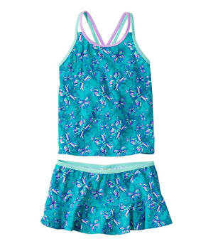 Girls' Watersports Swimwear, Tankini Skirt Set