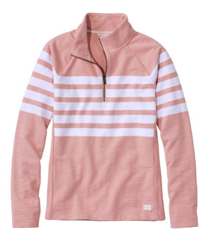 Women's Peaks Island Quarter-Zip Pullover, Stripe