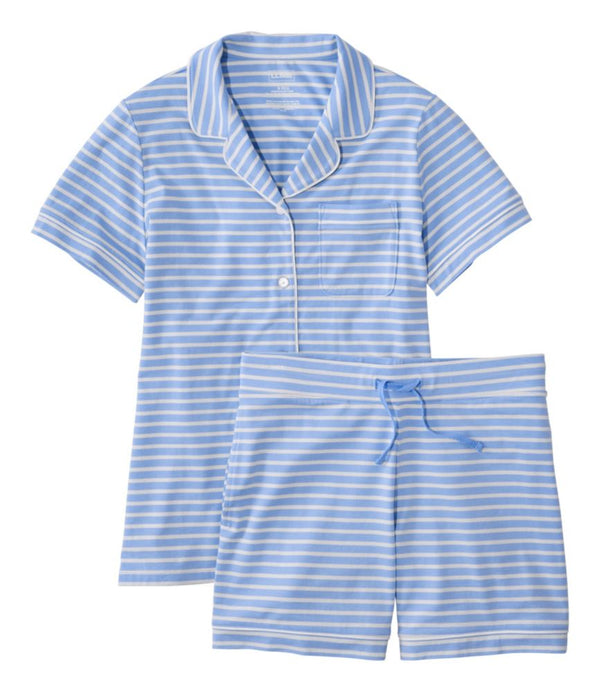Women's Super-Soft Shrink-Free Pajamas, Short Set Stripe