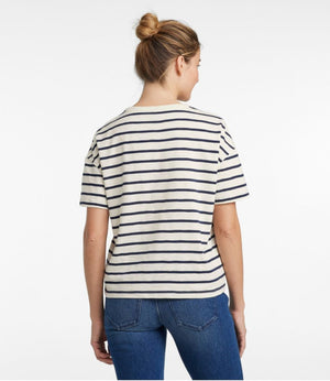 Women's Signature Slub Tee, Short-Sleeve Henley Novelty