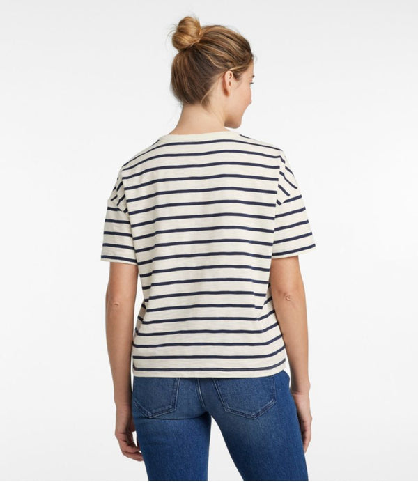 Women's Signature Slub Tee, Short-Sleeve Henley Novelty