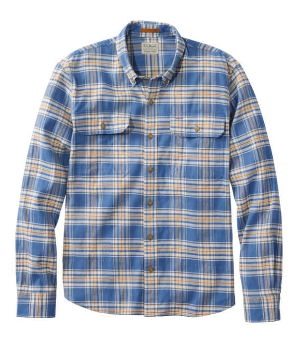 Men's Stonecoast Hemp Shirt, Long-Sleeve, Slightly Fitted Untucked Fit