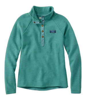 Women's Lakewashed Double-Knit Quarter-Snap