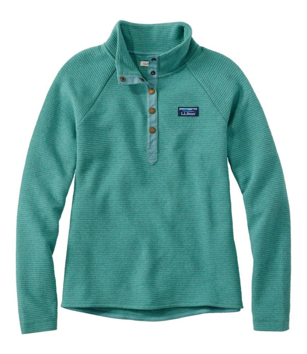 Women's Lakewashed Double-Knit Quarter-Snap
