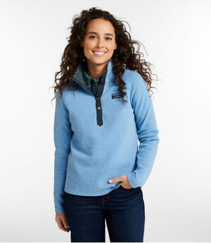 Women's Lakewashed Double-Knit Quarter-Snap