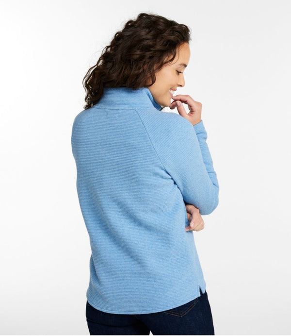 Women's Lakewashed Double-Knit Quarter-Snap