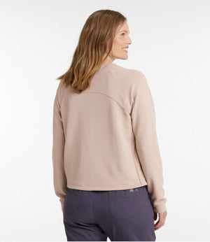 Women's VentureStretch Ottoman-Rib Pullover, Cropped