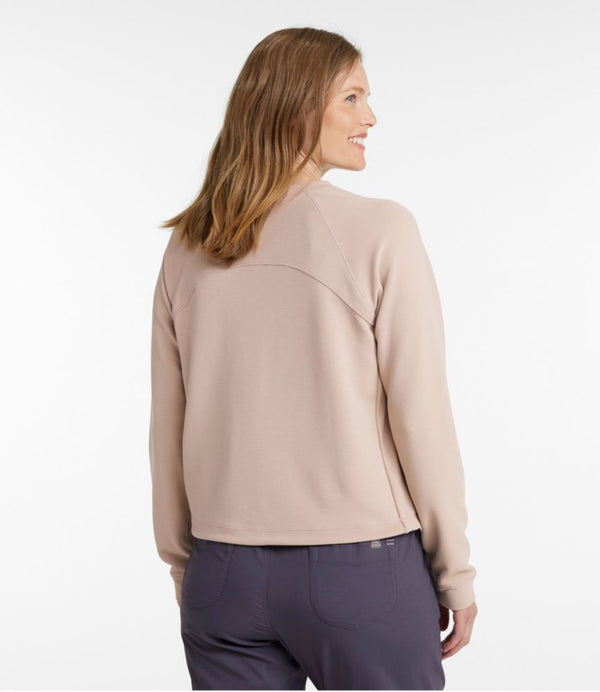 Women's VentureStretch Ottoman-Rib Pullover, Cropped