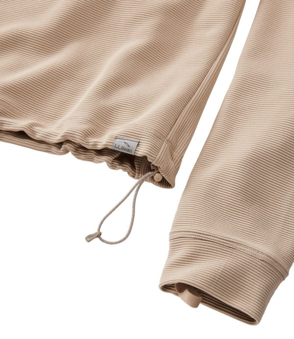 Women's VentureStretch Ottoman-Rib Pullover, Cropped