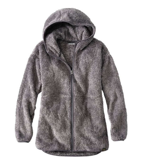 Women's L.L.Bean Hi-Pile Fleece Jacket, Long Hooded