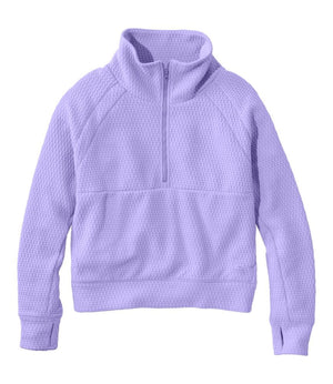 Women's Ridgeknit Half-Zip Pullover, Oversized
