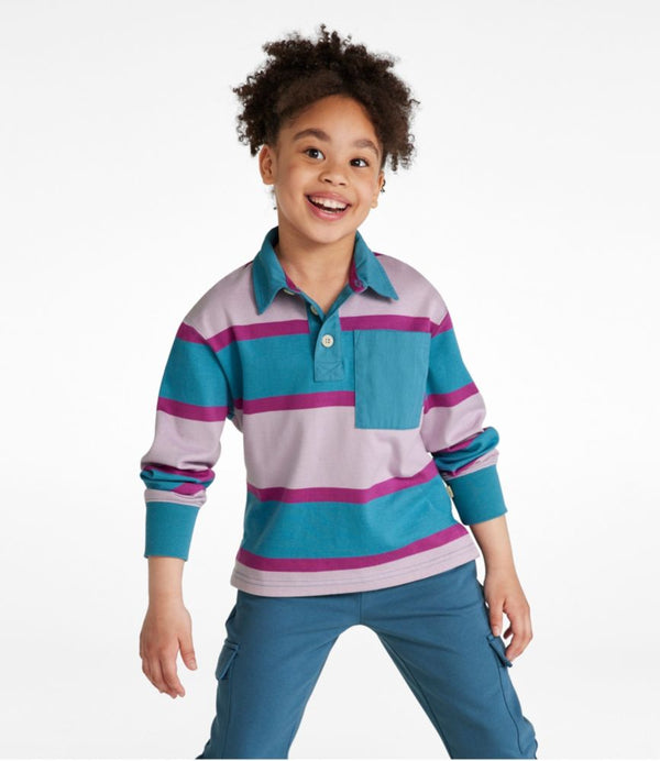 Kids' Striped Rugby Shirt