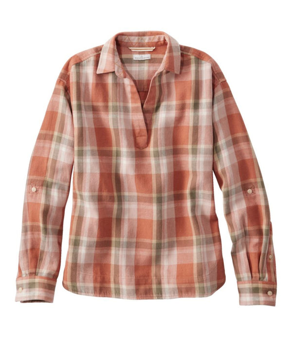 Women's Signature Relaxed Hemp-Blend Popover Shirt