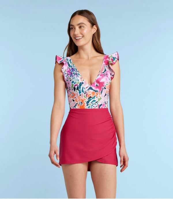 Women's L.L.Bean x Summersalt The Ruched Swim Skirt