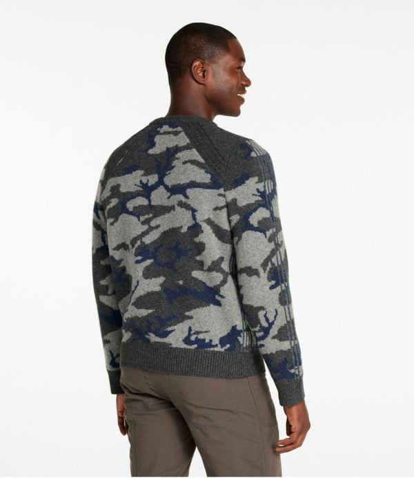 Men's Rangeley Merino Sweater, Crewneck, Pattern