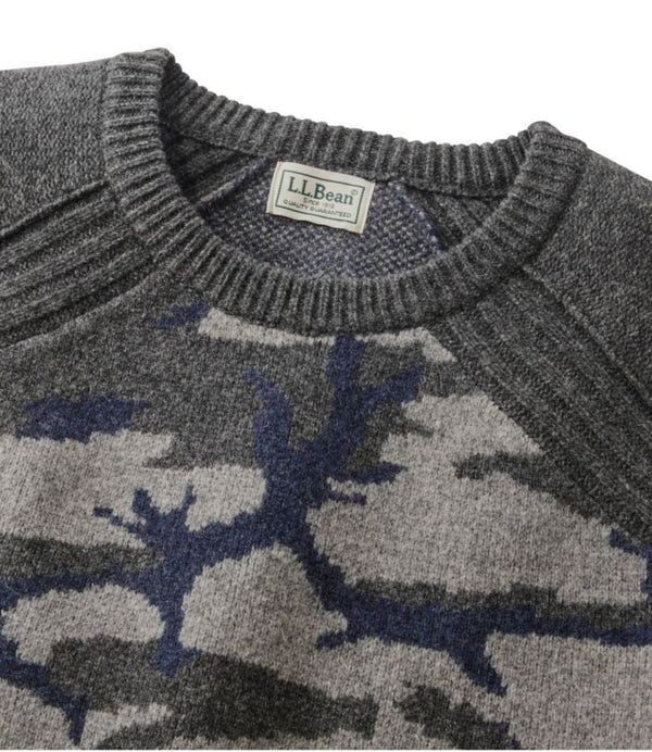 Men's Rangeley Merino Sweater, Crewneck, Pattern