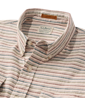 Men's Stonecoast Hemp Shirt, Long-Sleeve, Slightly Fitted Untucked Fit, Stripe