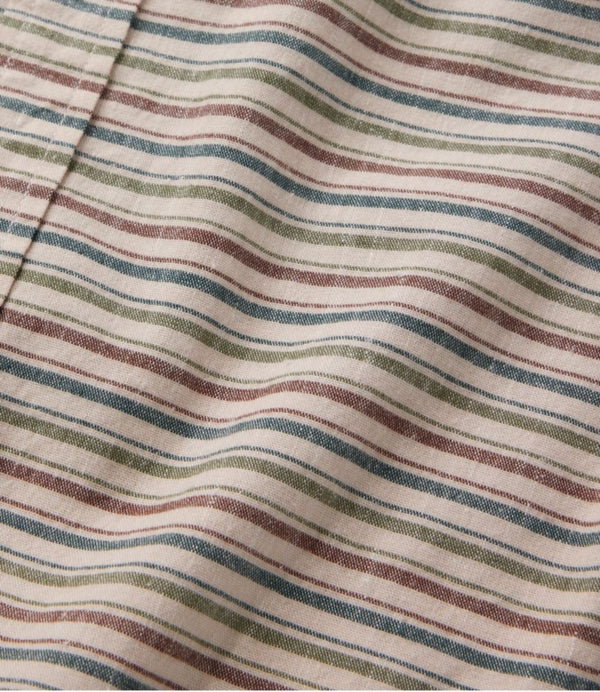 Men's Stonecoast Hemp Shirt, Long-Sleeve, Slightly Fitted Untucked Fit, Stripe