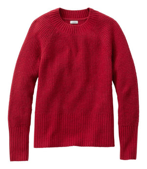 Women's SuperSoft Waffle Sweater, Crewneck